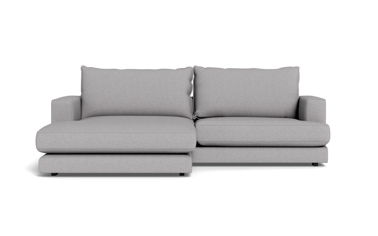 Cozy sofa med XL chaiselong - Austin stof - 18 grå, Venstrevendt