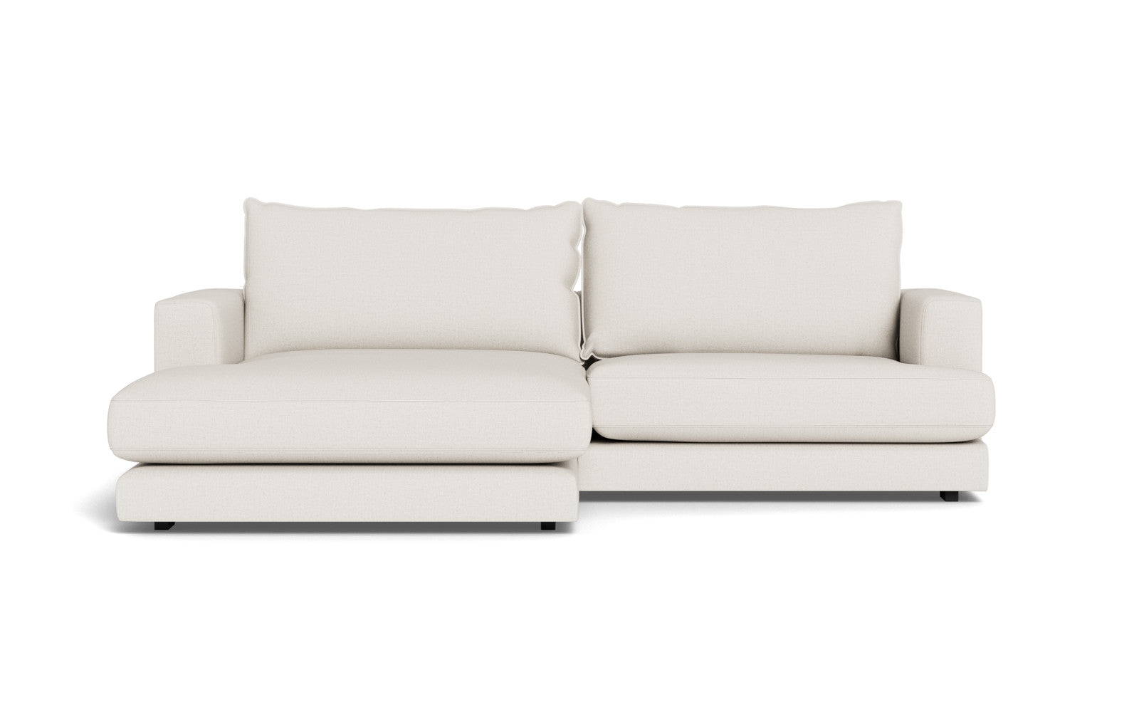 Cozy sofa med XL chaiselong - Moly stof - Hvid, Venstrevendt