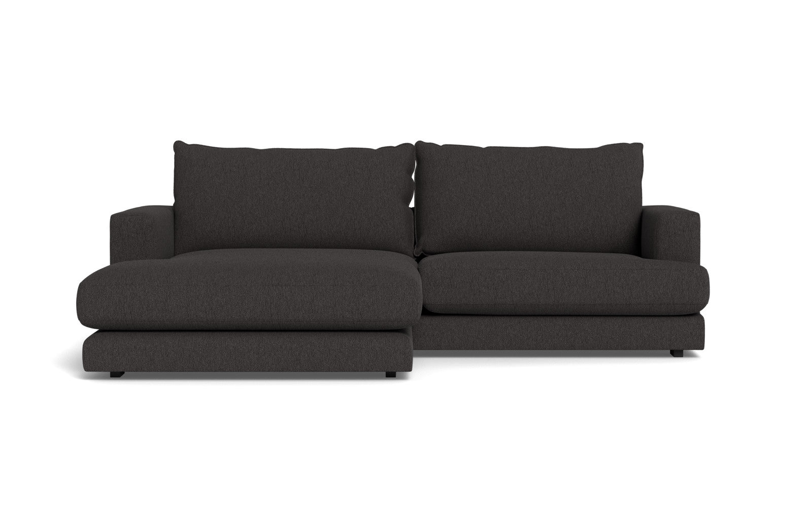 Cozy sofa med XL chaiselong - Gear stof - 67 antracite, Venstrevendt