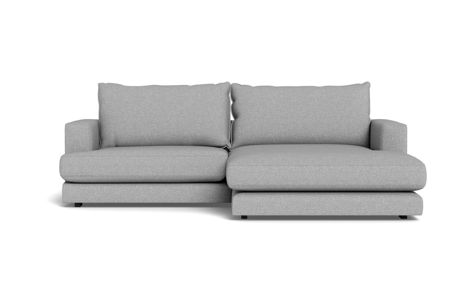 Cozy sofa med XL chaiselong - Bjorn stof - lysegrå, Højrevendt