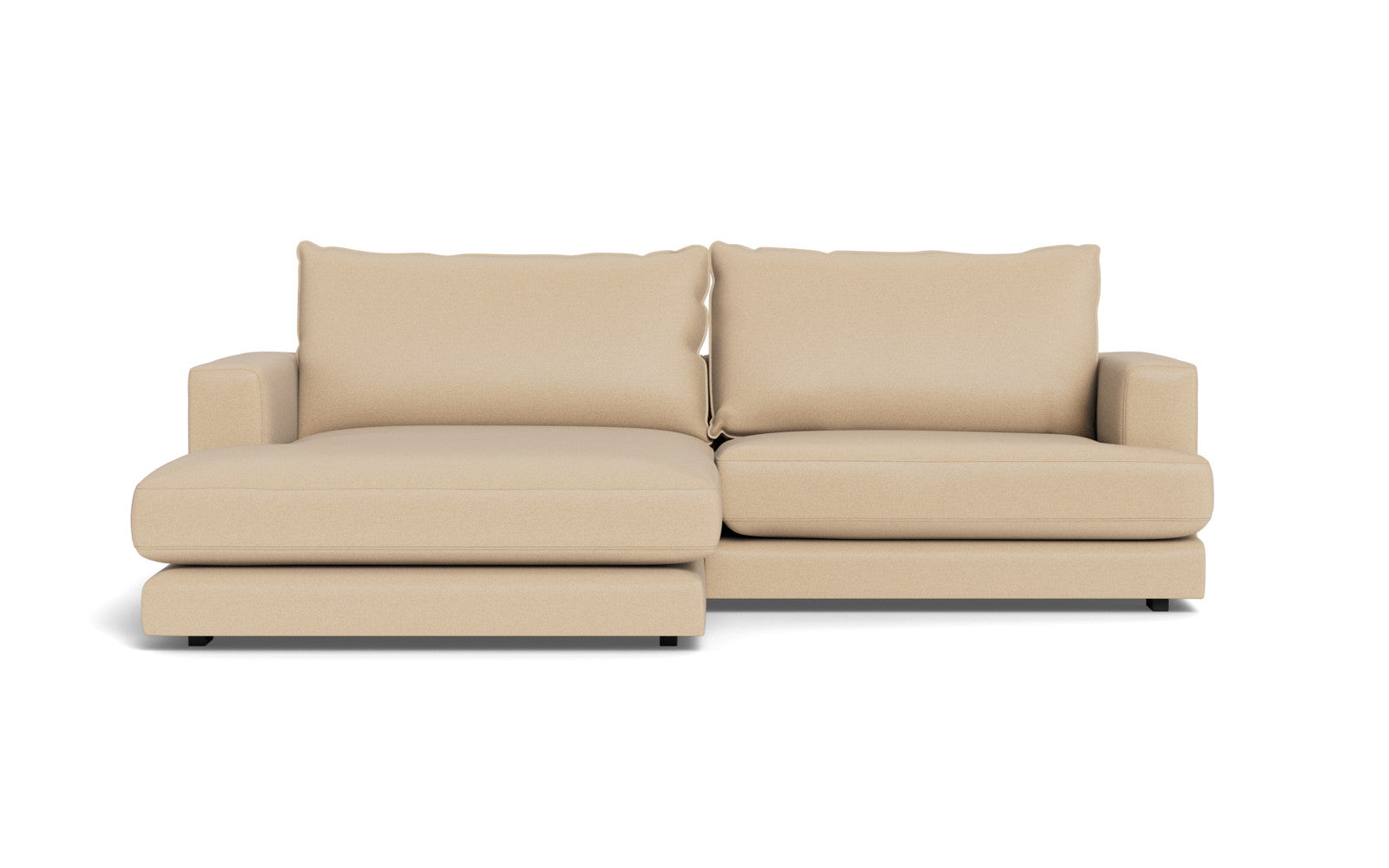 Cozy sofa med XL chaiselong - Positano stof - 08 sand, Venstrevendt