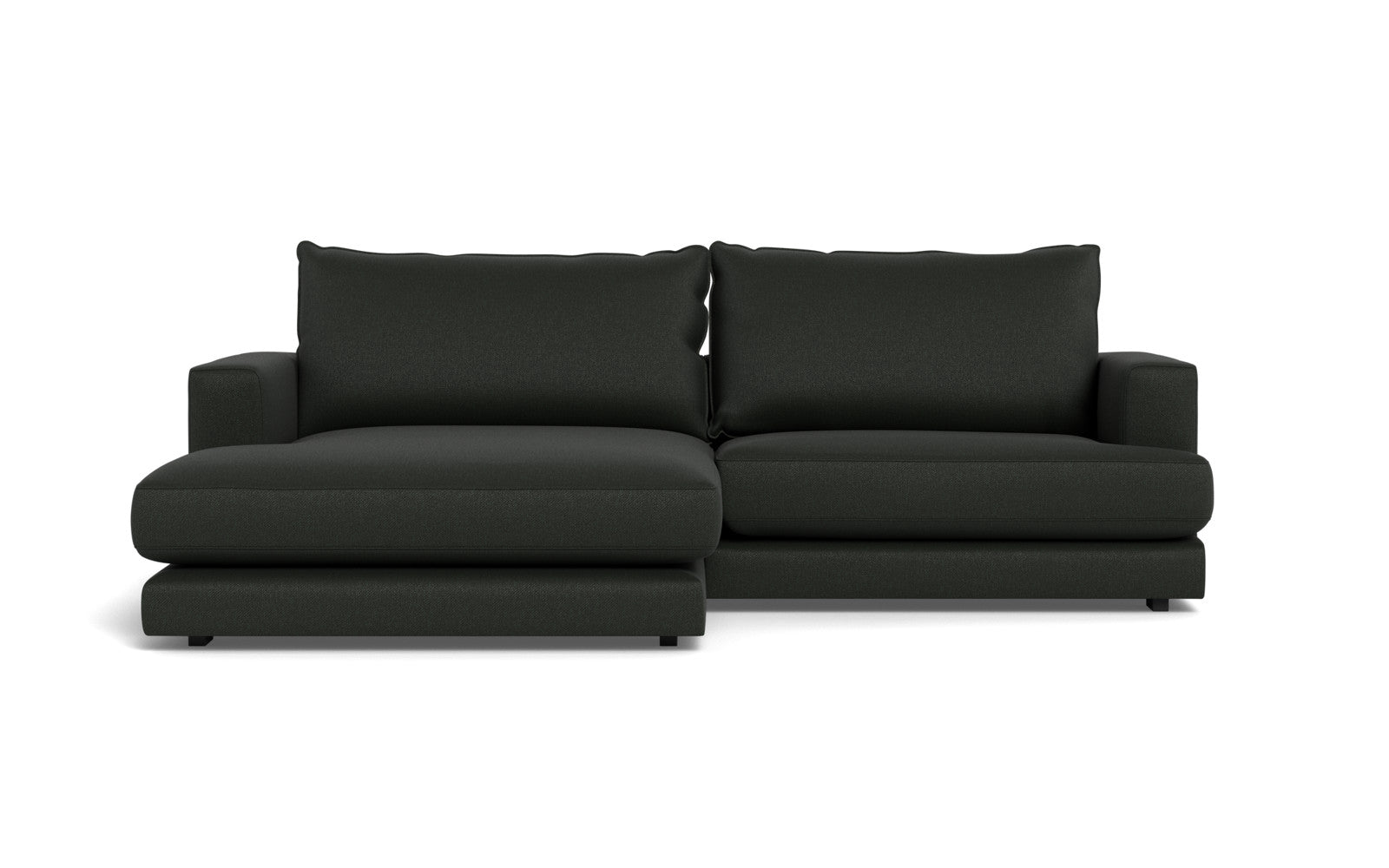 Cozy sofa med XL chaiselong - Bjorn stof - mørkegrå, Venstrevendt