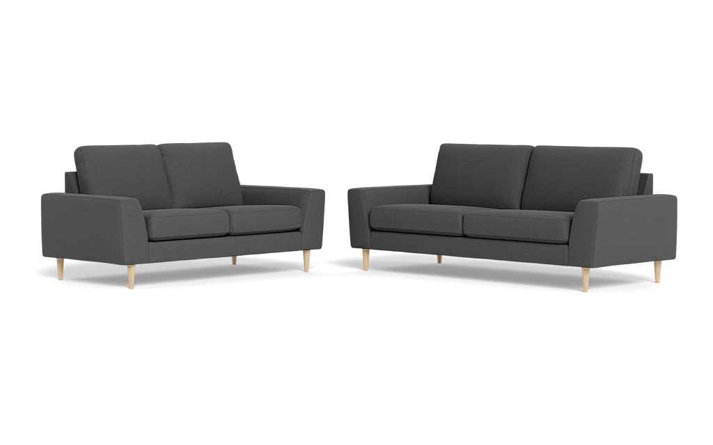 Symfoni 2018 3+2 pers. sofa - New Ocean stof - Graphite