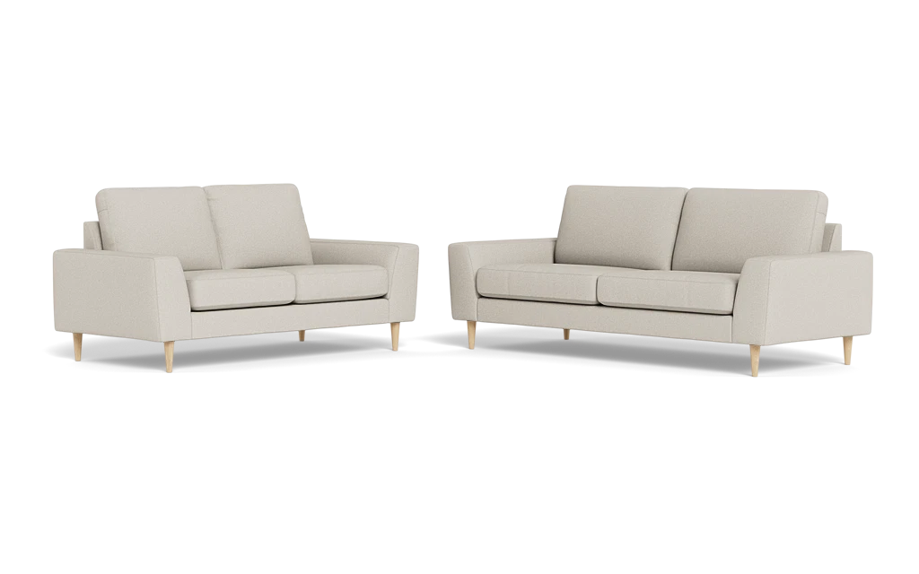 Symfoni 2018 3+2 pers. sofa - Idaho stof - Light grey