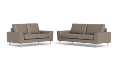 Symfoni 2018 3+2 pers. sofa - Anilux læder - Grey