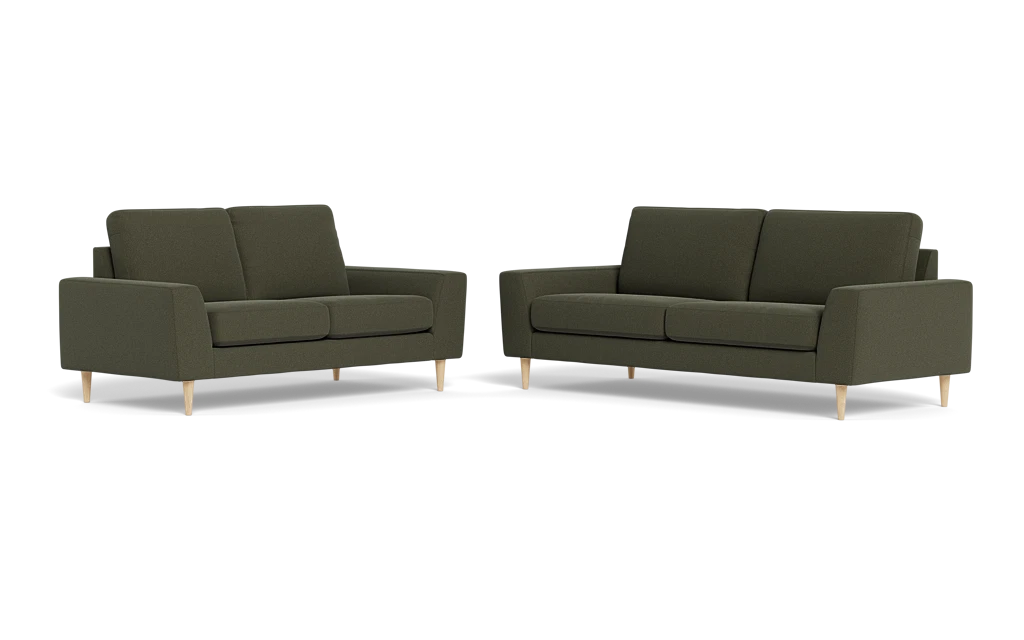 Symfoni 2018 3+2 pers. sofa - Bloq stof - Forrest