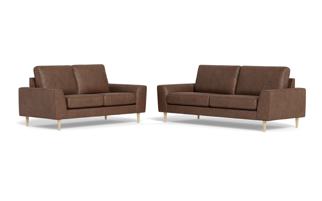 Symfoni 2018 3+2 pers. sofa - Kentucky stof - Brown