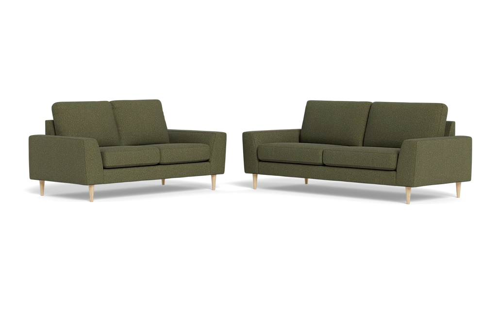 Symfoni 2018 3+2 pers. sofa - Brego stof - Green