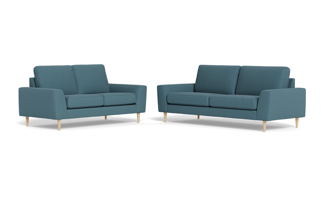 Symfoni 2018 3+2 pers. sofa - New Ocean stof - Dark turquise