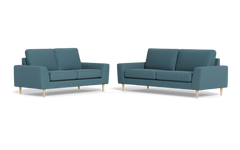 Symfoni 2018 3+2 pers. sofa - New Ocean stof - Dark turquise