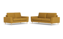 Symfoni 2018 3+2 pers. sofa - New Ocean stof - Curry