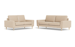 Symfoni 2018 3+2 pers. sofa - Bloq stof - Beige