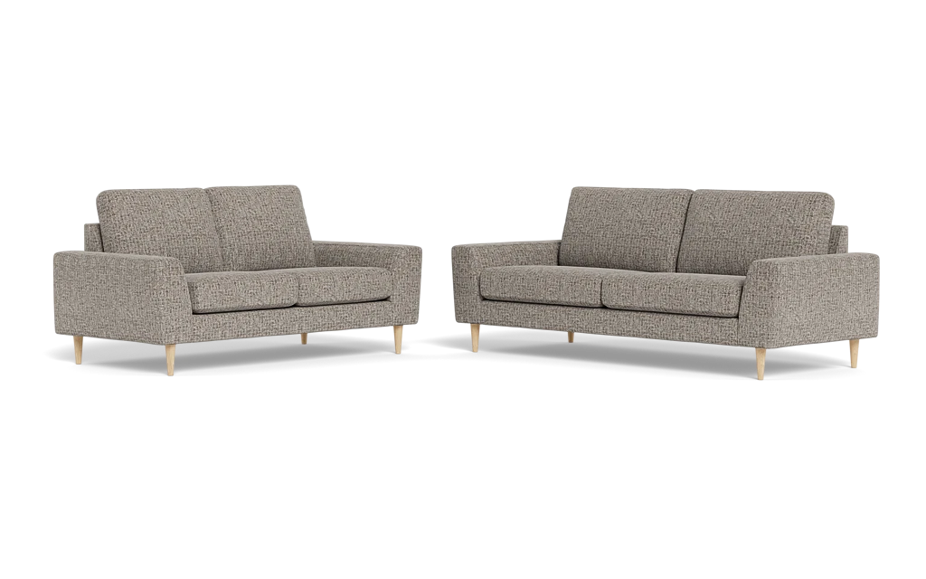Symfoni 2018 3+2 pers. sofa - Chronotex stof - Liver