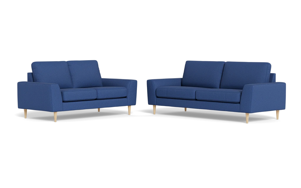 Symfoni 2018 3+2 pers. sofa - Idaho stof - Blue