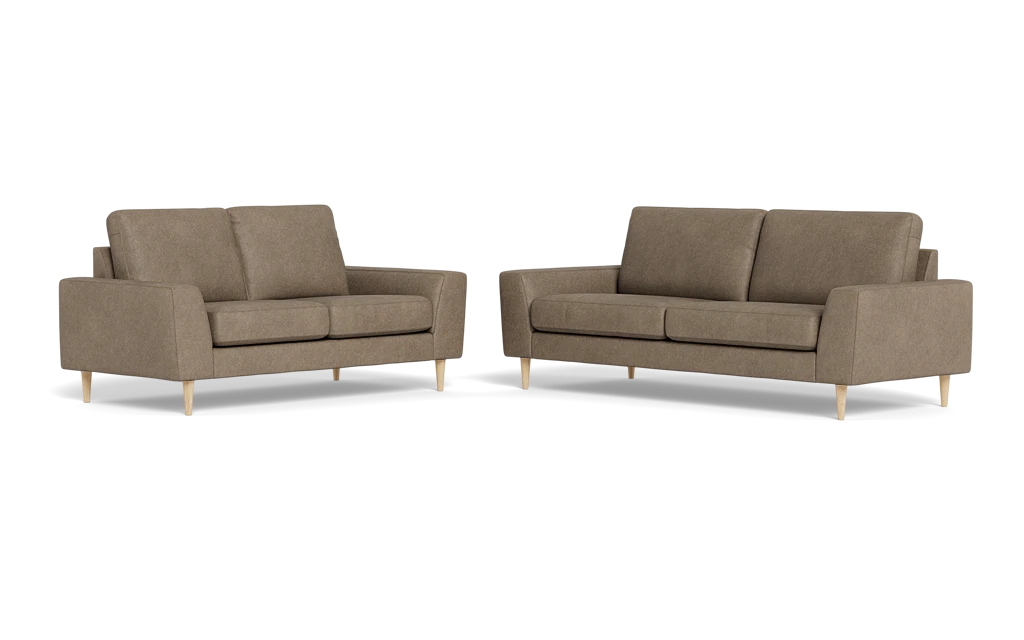 Symfoni 2018 3+2 pers. sofa - Kentucky stof - Liver