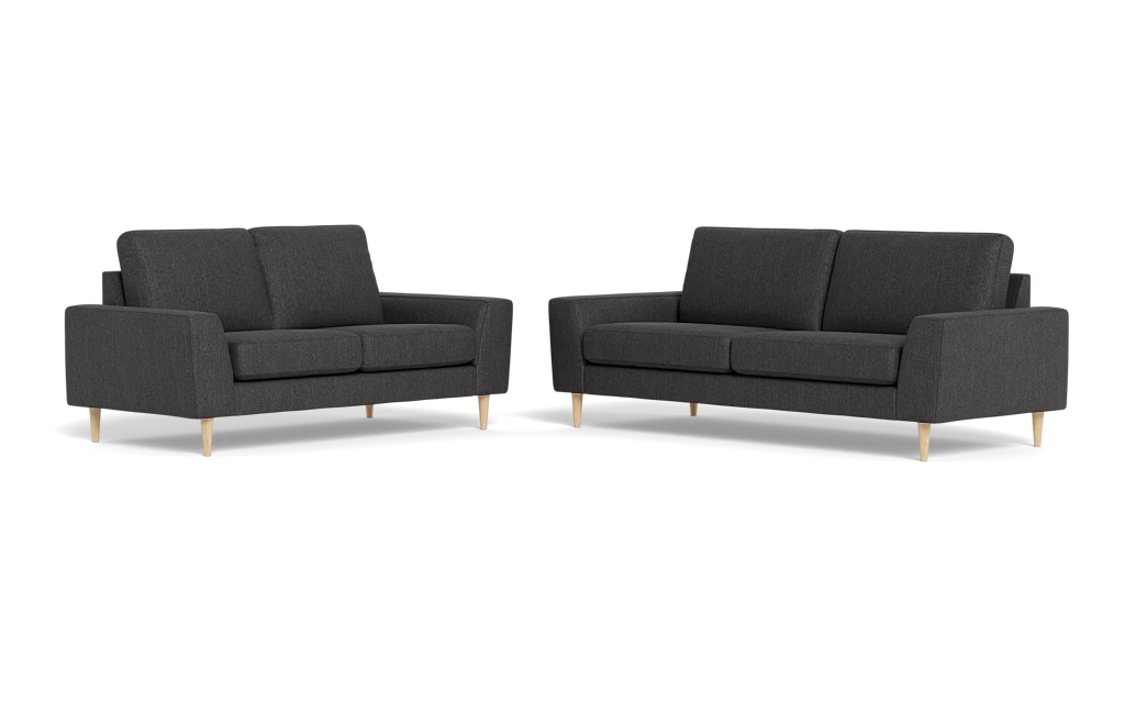 Symfoni 2018 3+2 pers. sofa - Vila stof - Dark Grey