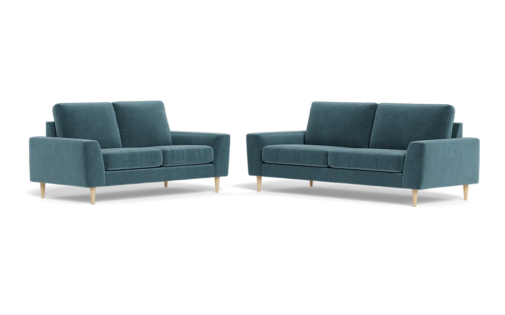 Symfoni 2018 3+2 pers. sofa - Adore velour - Petrol