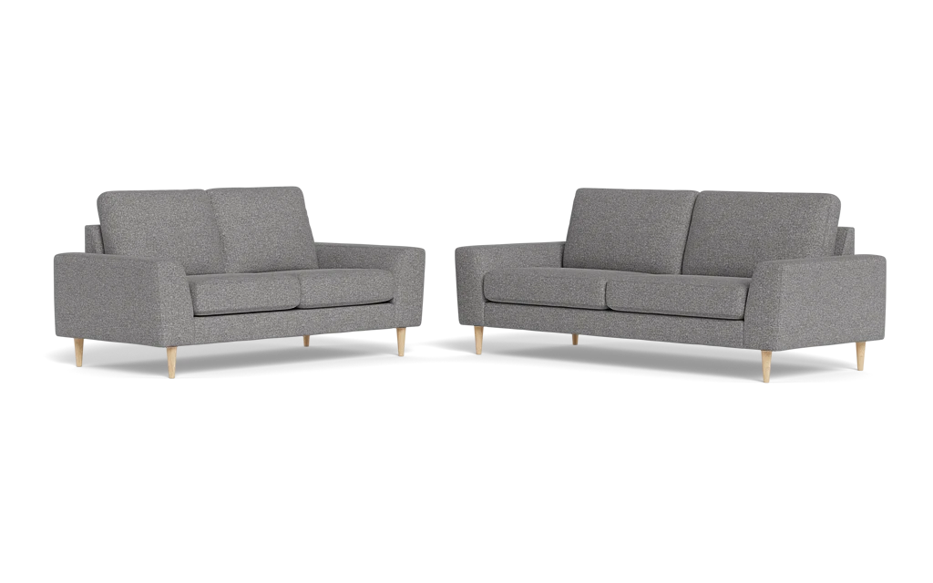 Symfoni 2018 3+2 pers. sofa - Chronotex stof - Zinc