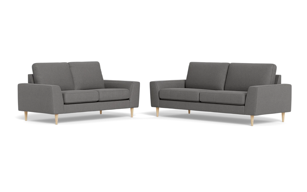 Symfoni 2018 3+2 pers. sofa - Rebel stof - Anthracite