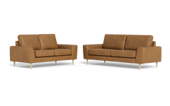 Symfoni 2018 3+2 pers. sofa - Kentucky stof - Cognac