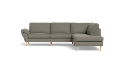 Symfoni 2018 sofa med open end - med armlæn - Oakland stof - Beige - Højrevendt