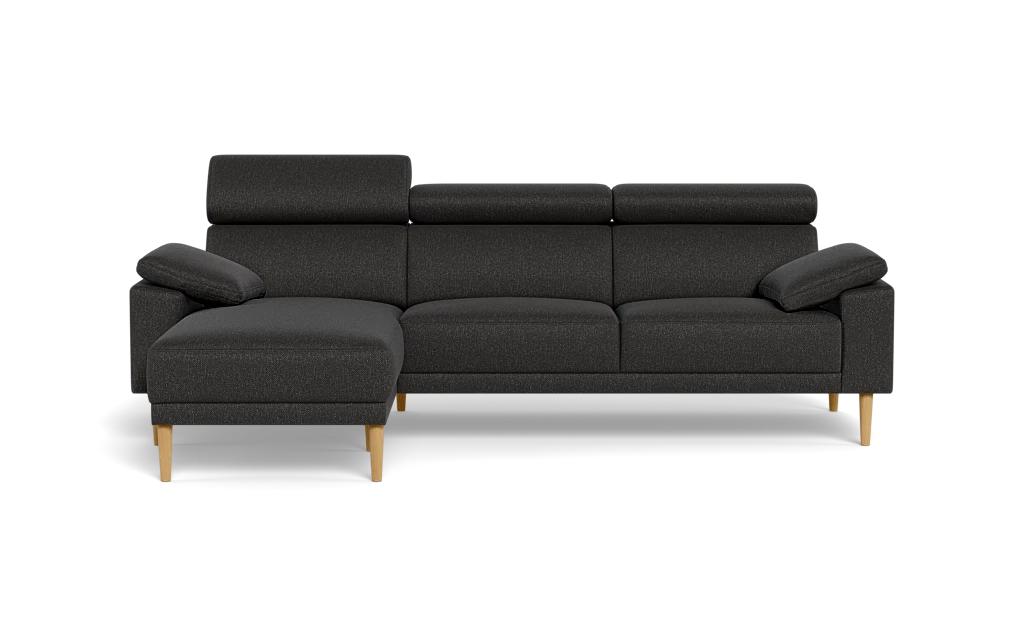 Michigan sofa med chaiselong - Armpude - Bjorn stof - antracit - Venstrevendt