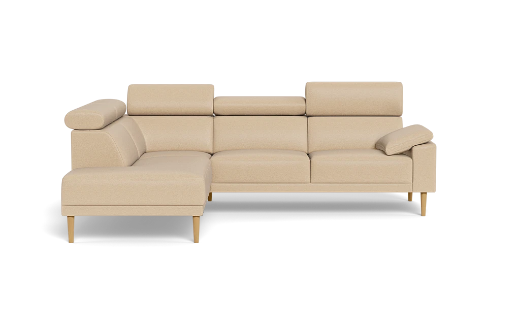 Michigan sofa med open end - Armpude - Positano stof - 08 sand - Venstrevendt