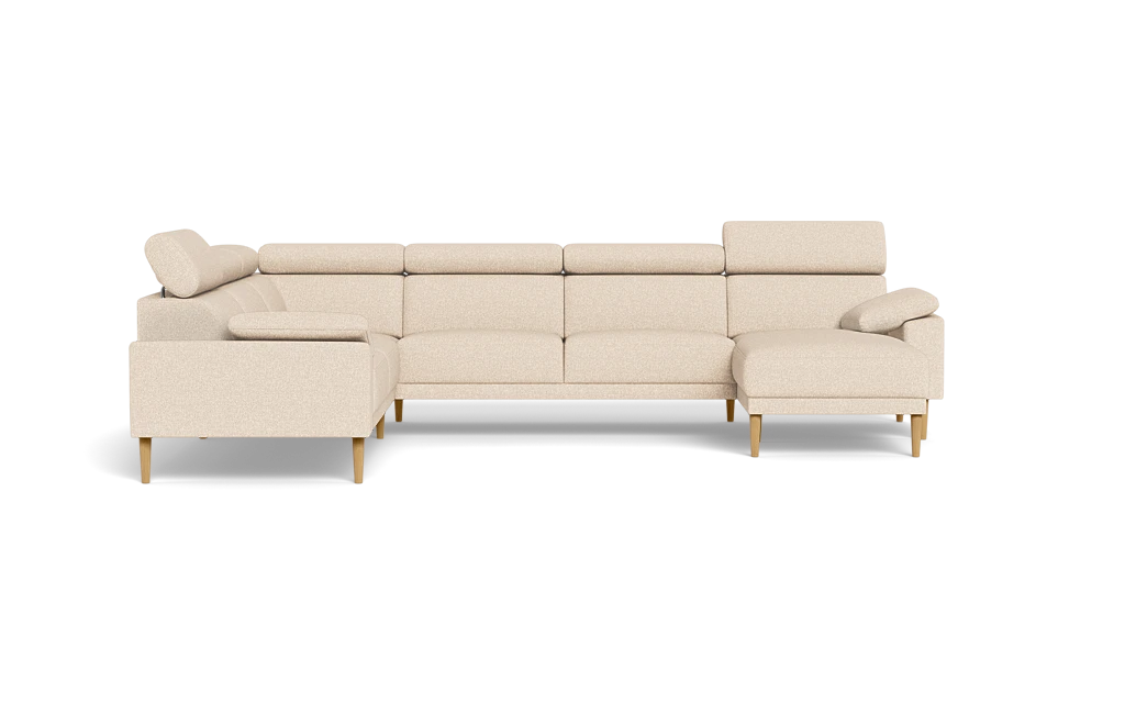 Michigan hjørnesofa med chaiselong - Armpude - Bjorn stof - beige - Venstrevendt