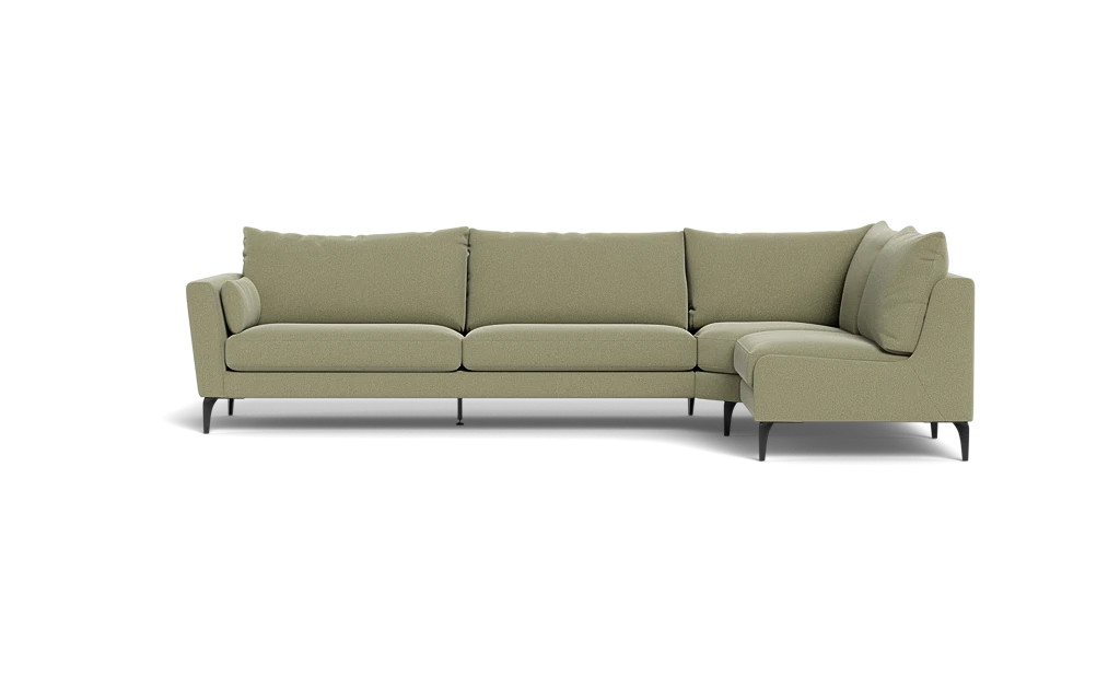 Symfoni 2018 sofa med open end - Bloq stof - Desert