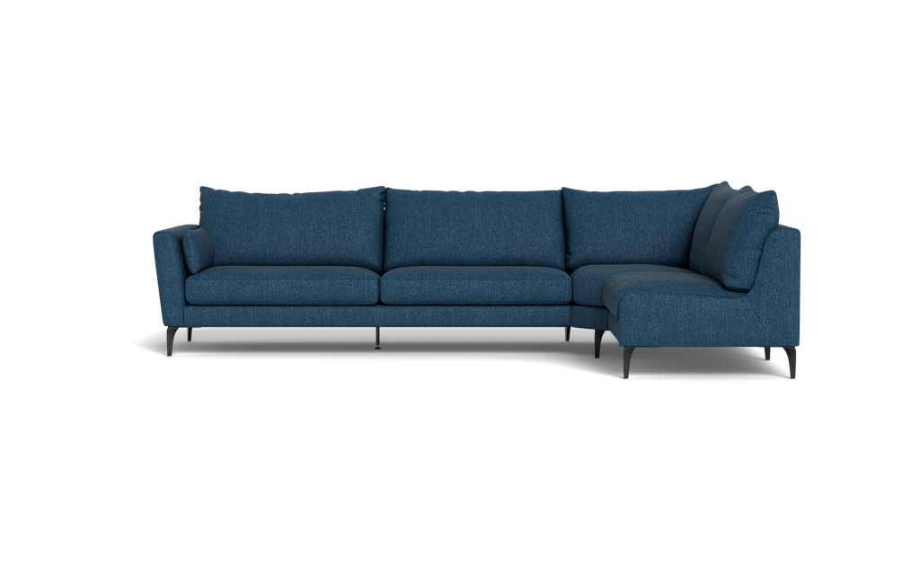 Symfoni 2018 sofa med open end - Vila stof - Dark Blue