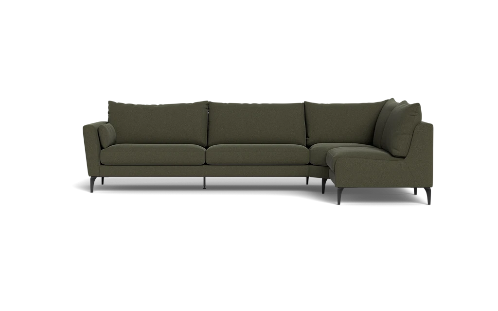 Symfoni 2018 sofa med open end - Bloq stof - Forrest