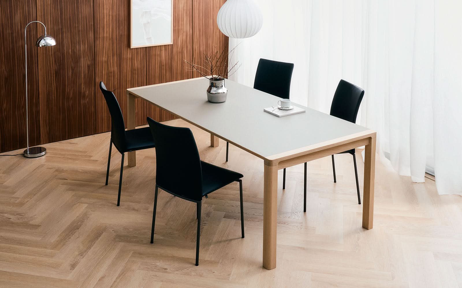 Skovby SM147 spisebord laminat – billede 5