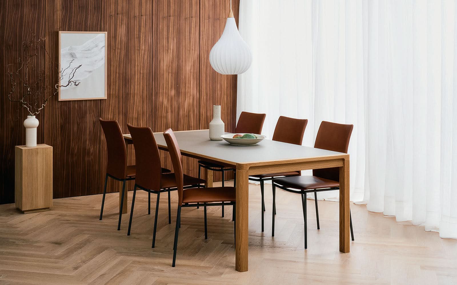 Skovby SM147 spisebord laminat – billede 6