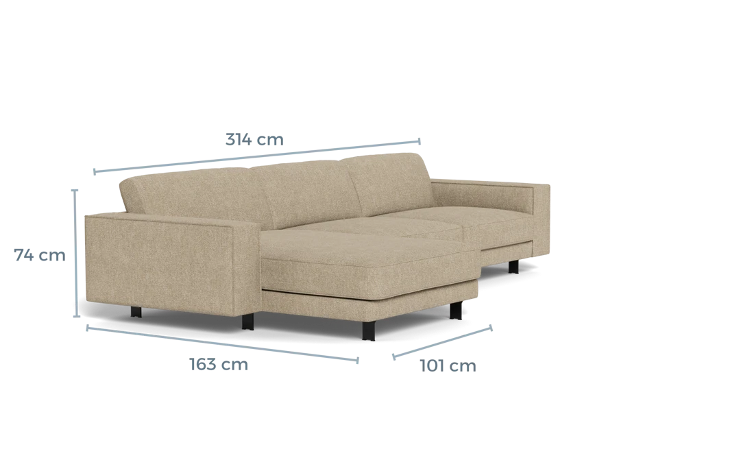 Samba Day sofa med chaiselong