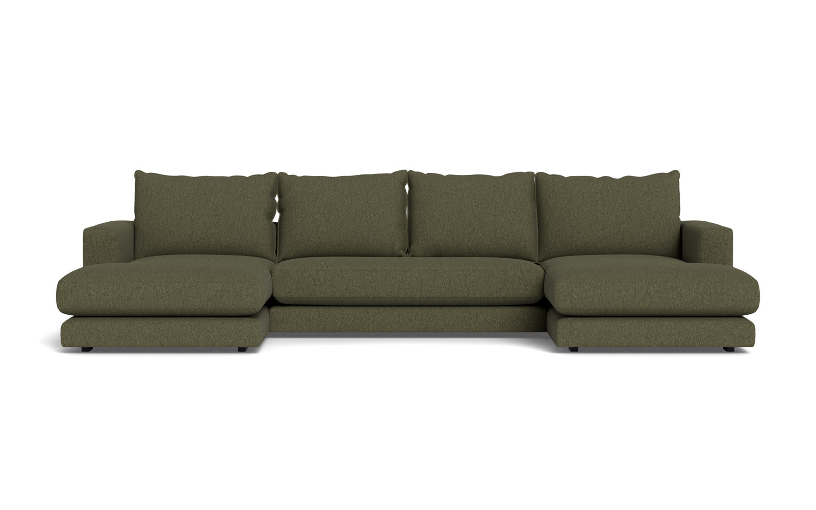 Cozy sofa med chaiselonger - Gear stof - 88 turtle, Venstrevendt