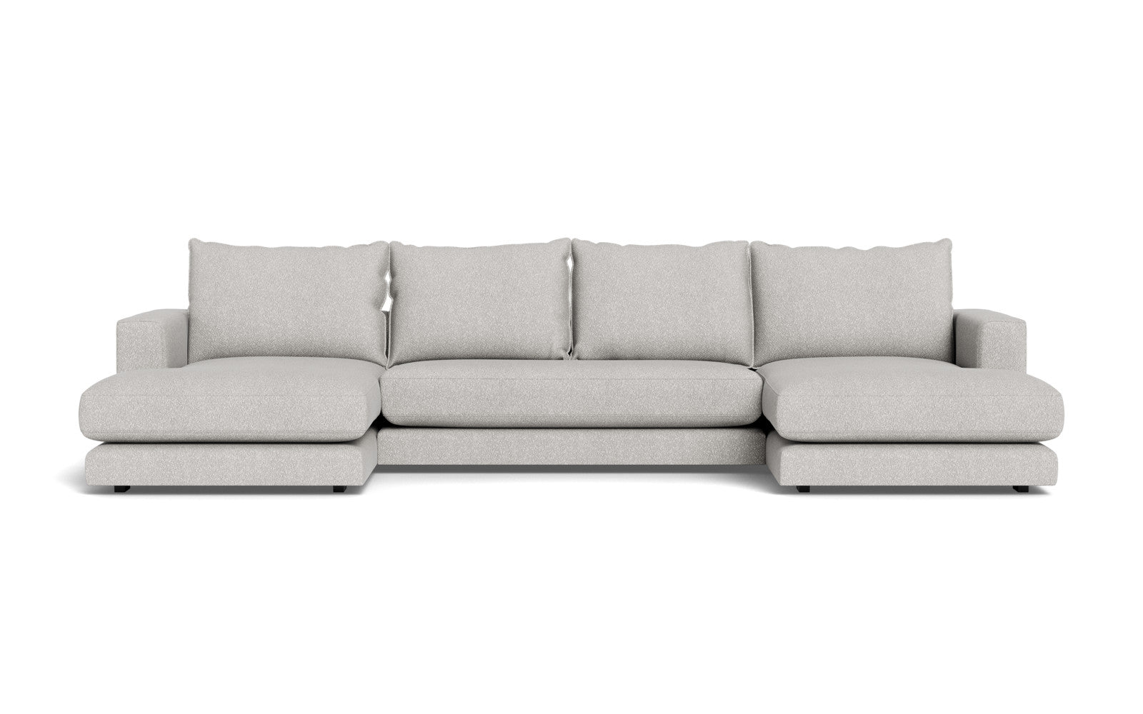 Cozy sofa med chaiselonger - Baloo stof - 2085 Grå, Venstrevendt