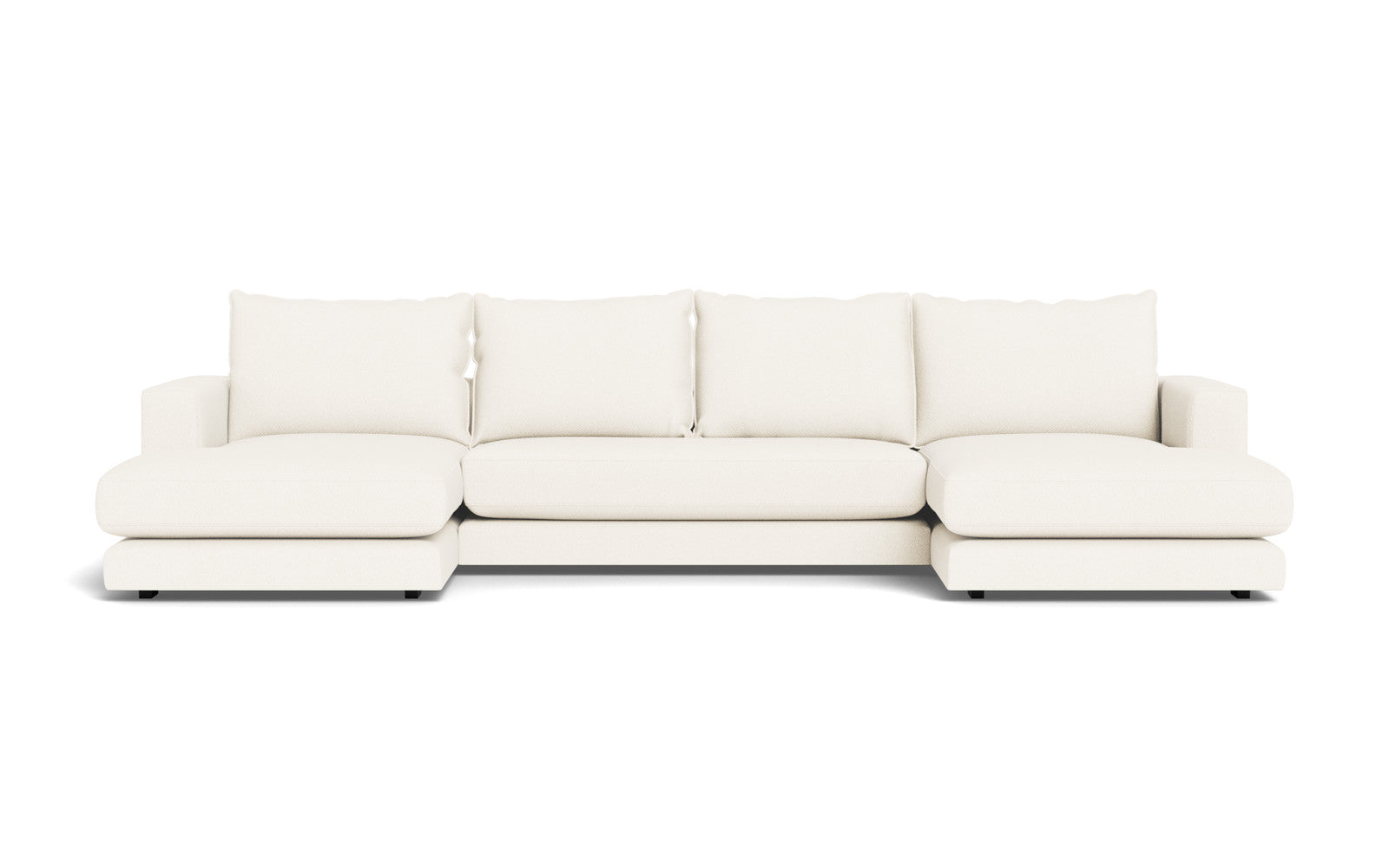 Cozy sofa med chaiselonger - Baloo stof - 2073 Hvid, Venstrevendt