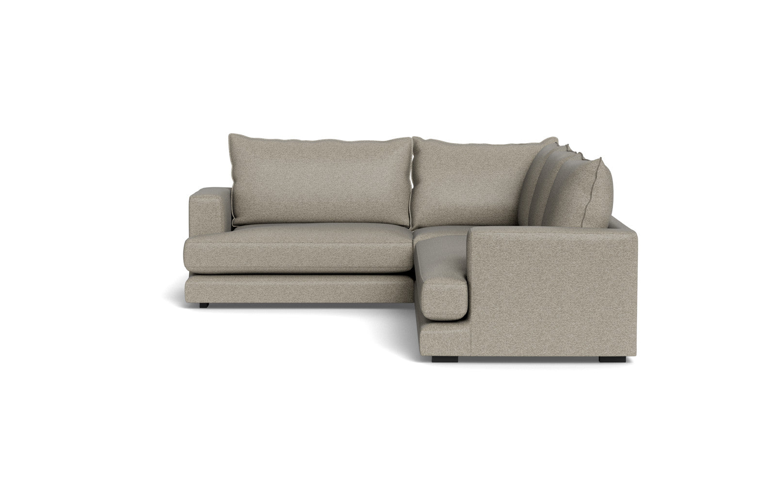 Cozy hjørnesofa 276x227 - Positano stof - 87 grå