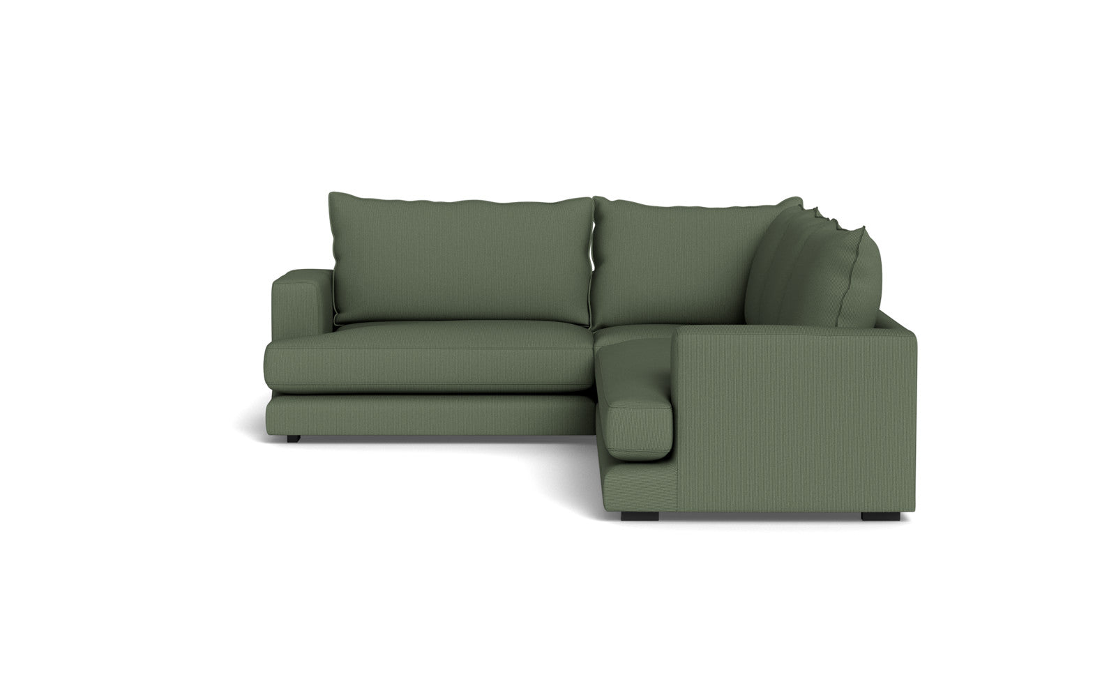 Cozy hjørnesofa 276x227 - Fjord stof - Grøn