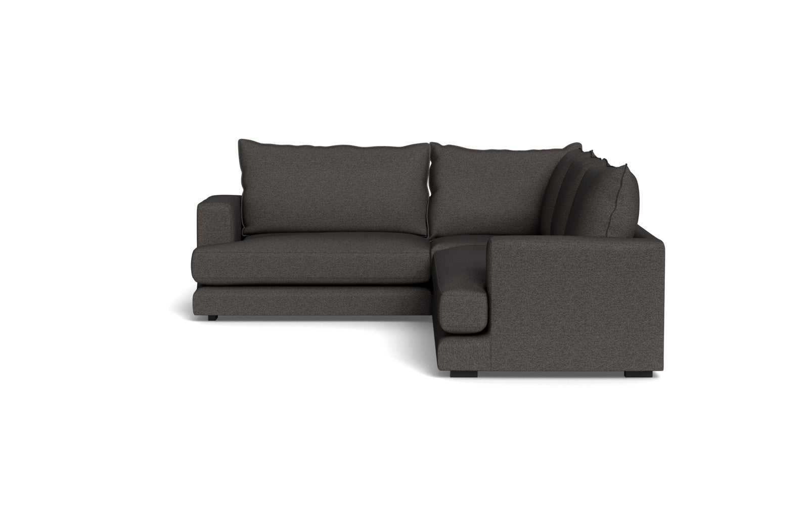 Cozy hjørnesofa 276x227 - Positano stof - 95 antracit