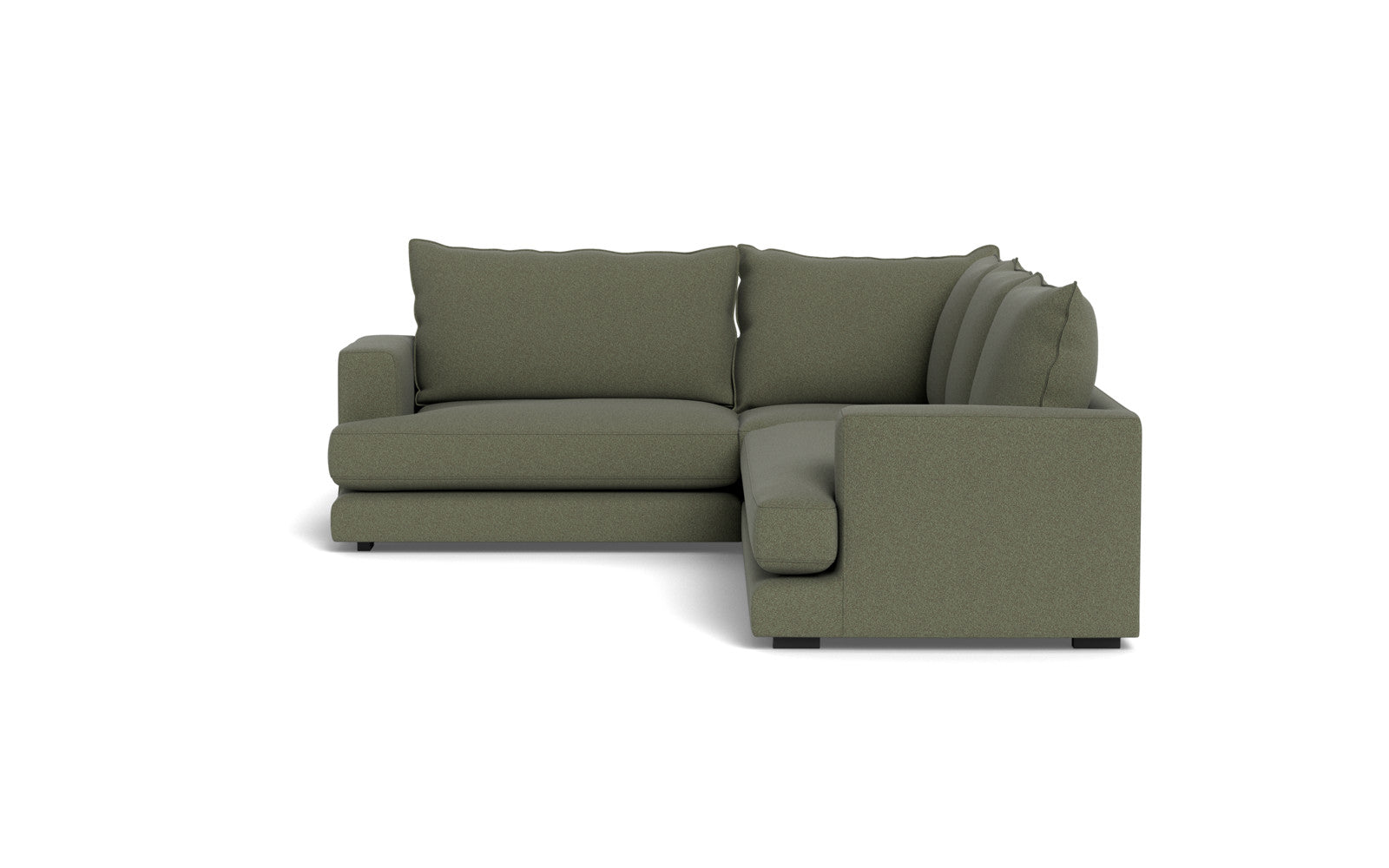 Cozy hjørnesofa 276x227 - Austin stof - 13 grøn