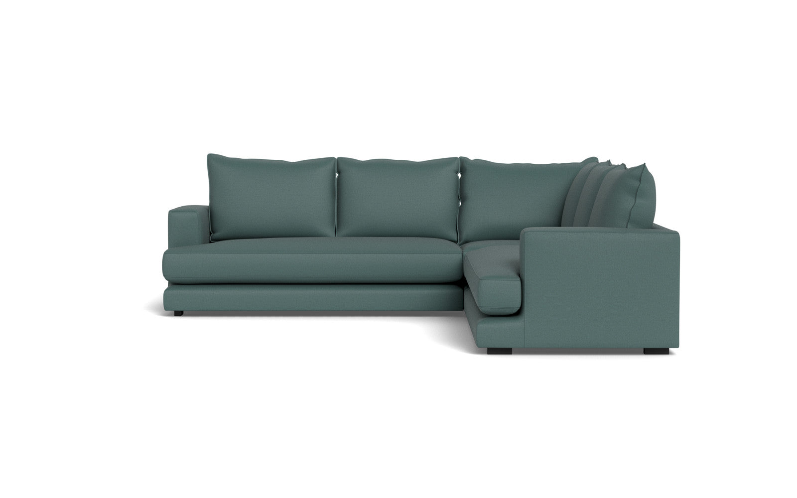 Cozy hjørnesofa 276x276 - Moly stof - Grøn