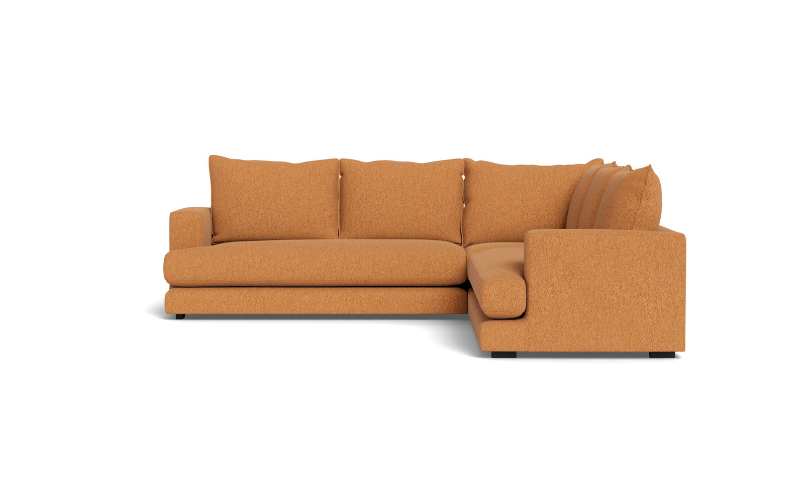 Cozy hjørnesofa 276x276 - Gear stof - 28 cognac