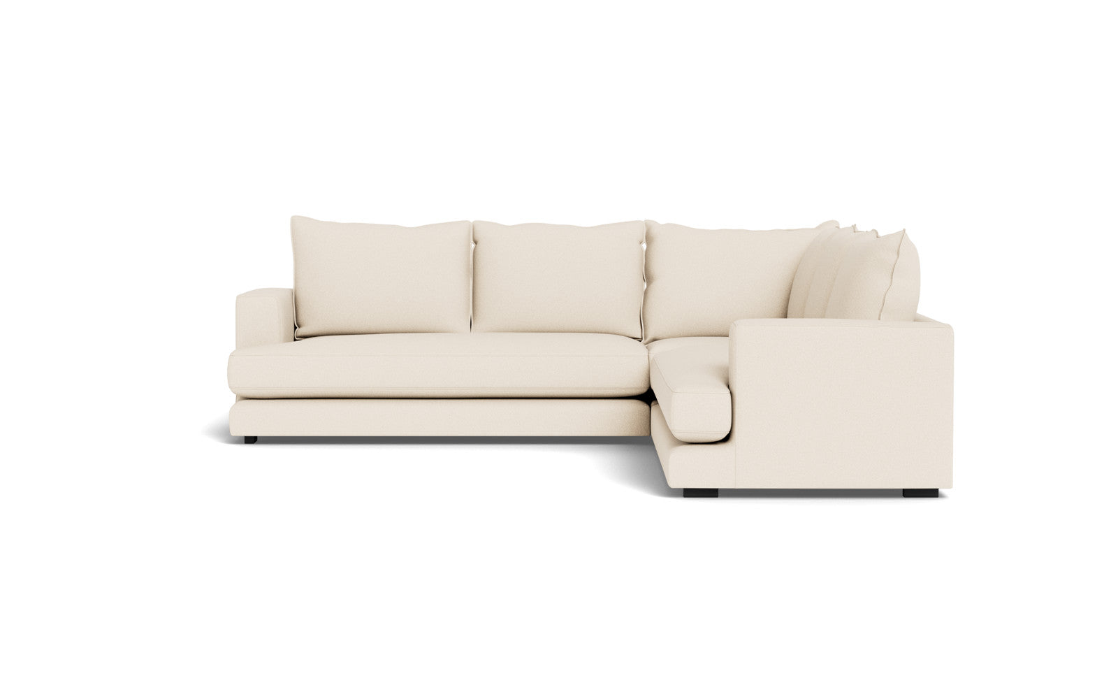 Cozy hjørnesofa 276x276 - Austin stof - 01 hvid