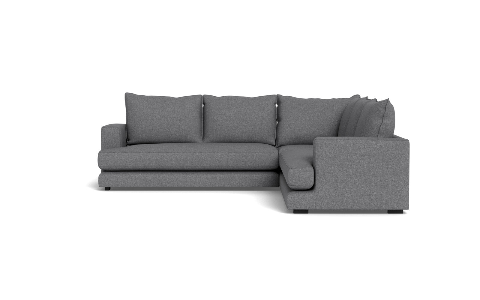 Cozy hjørnesofa 276x276 - Bjorn stof - grå