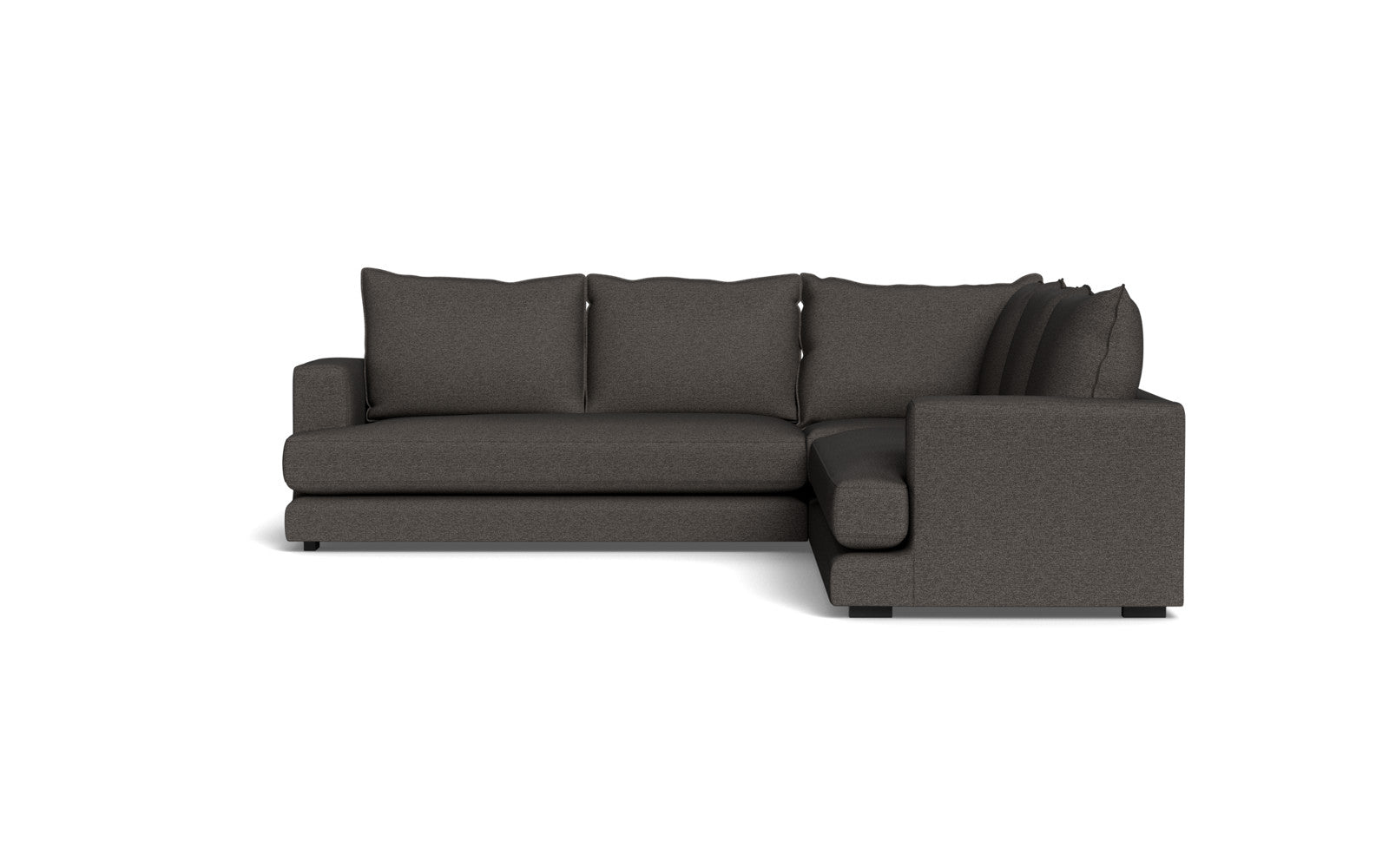 Cozy hjørnesofa 276x276 - Positano stof - 95 antracit