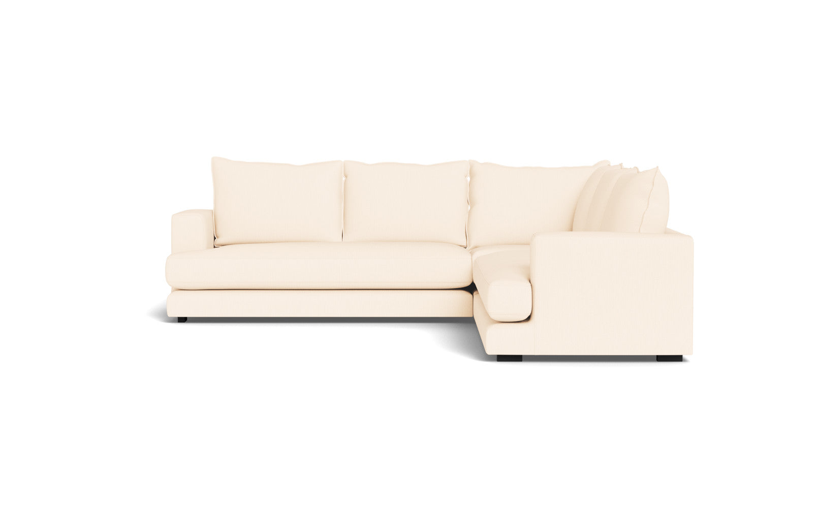 Cozy hjørnesofa 276x276 - Fjord stof - Sand
