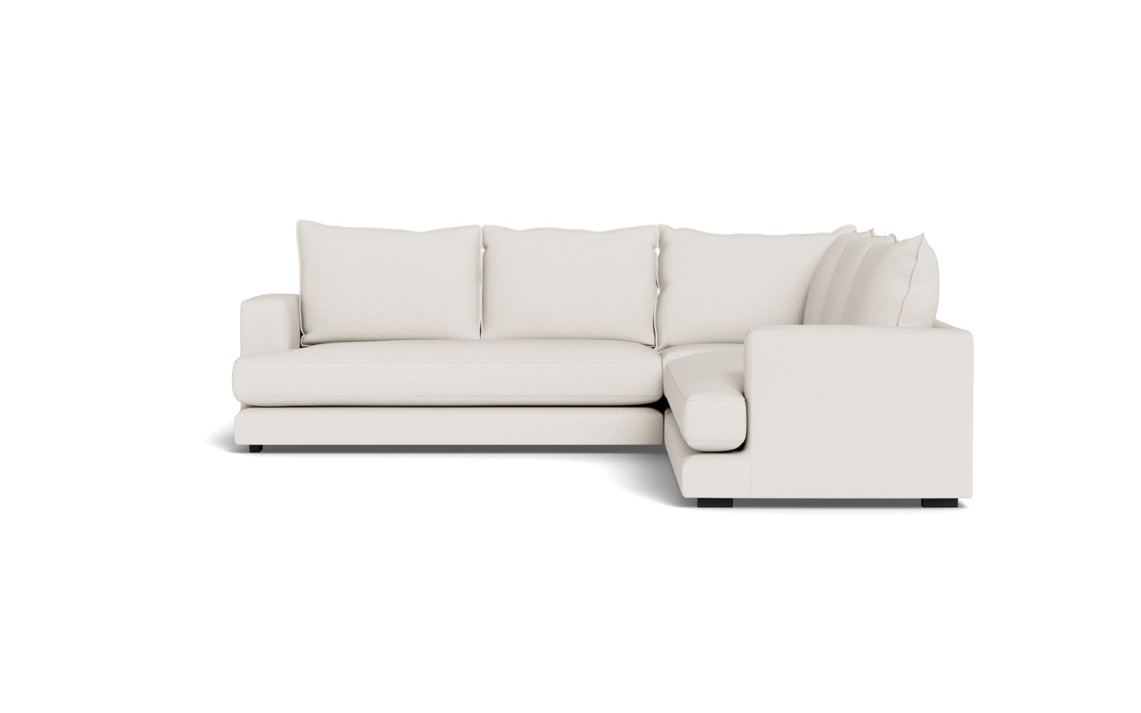 Cozy hjørnesofa 276x276 - Moly stof - Hvid