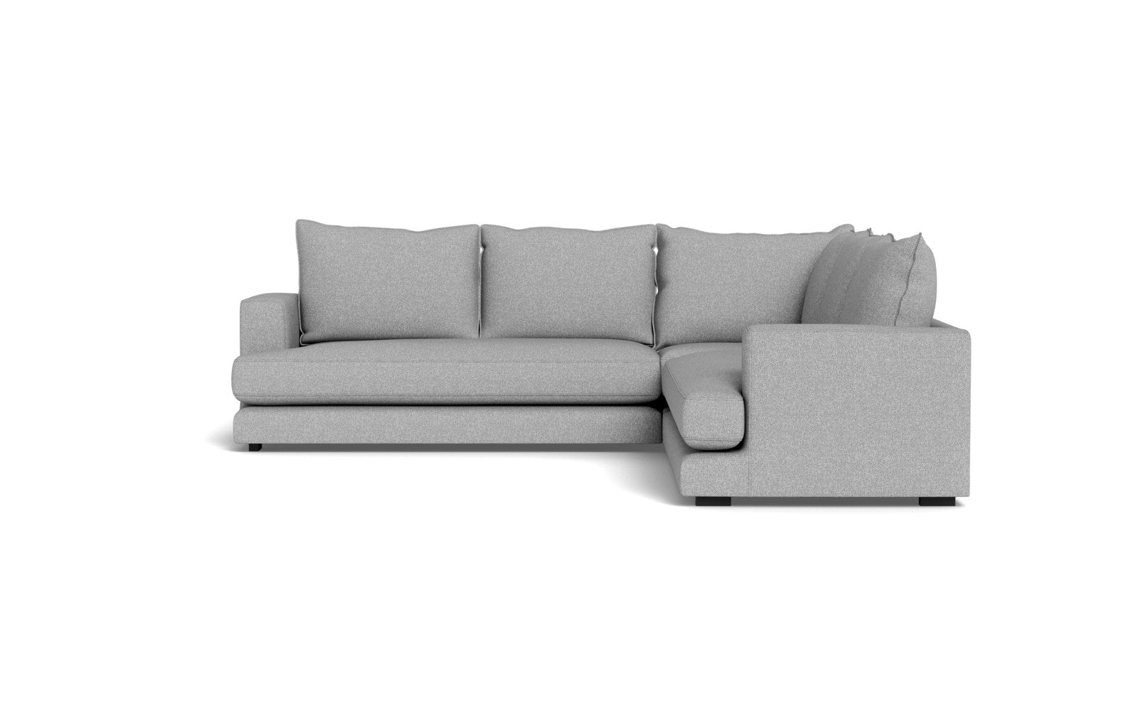 Cozy hjørnesofa 276x276 - Bjorn stof - lysegrå
