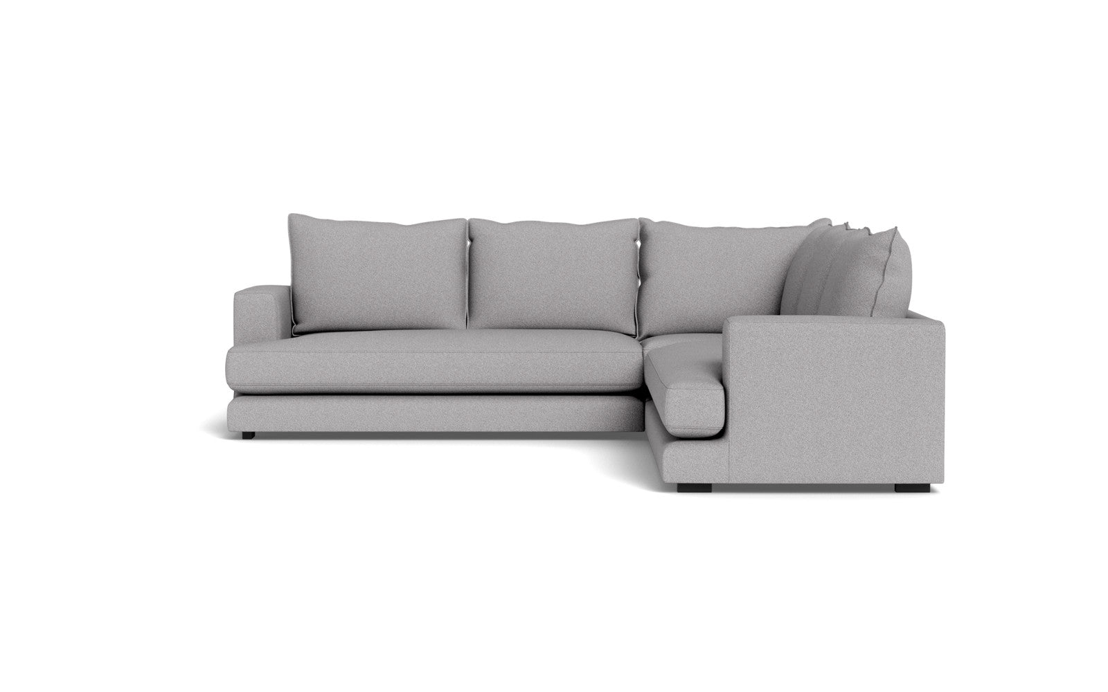 Cozy hjørnesofa 276x276 - Austin stof - 18 grå